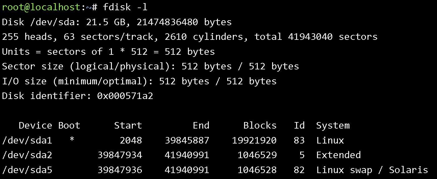 fdisk